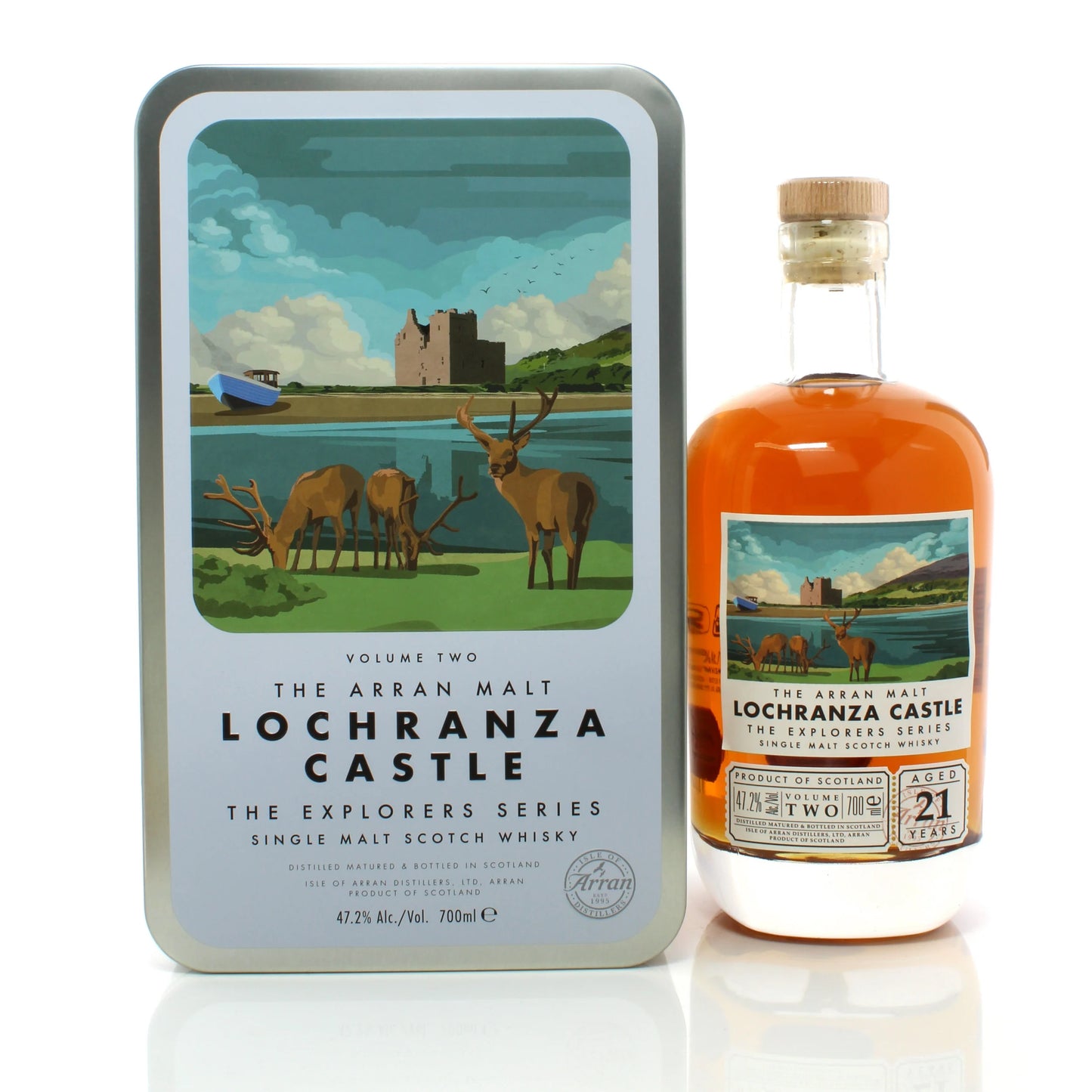 Arran Lochranza Castle 21 Year The Explorer Series Whisky 70cl