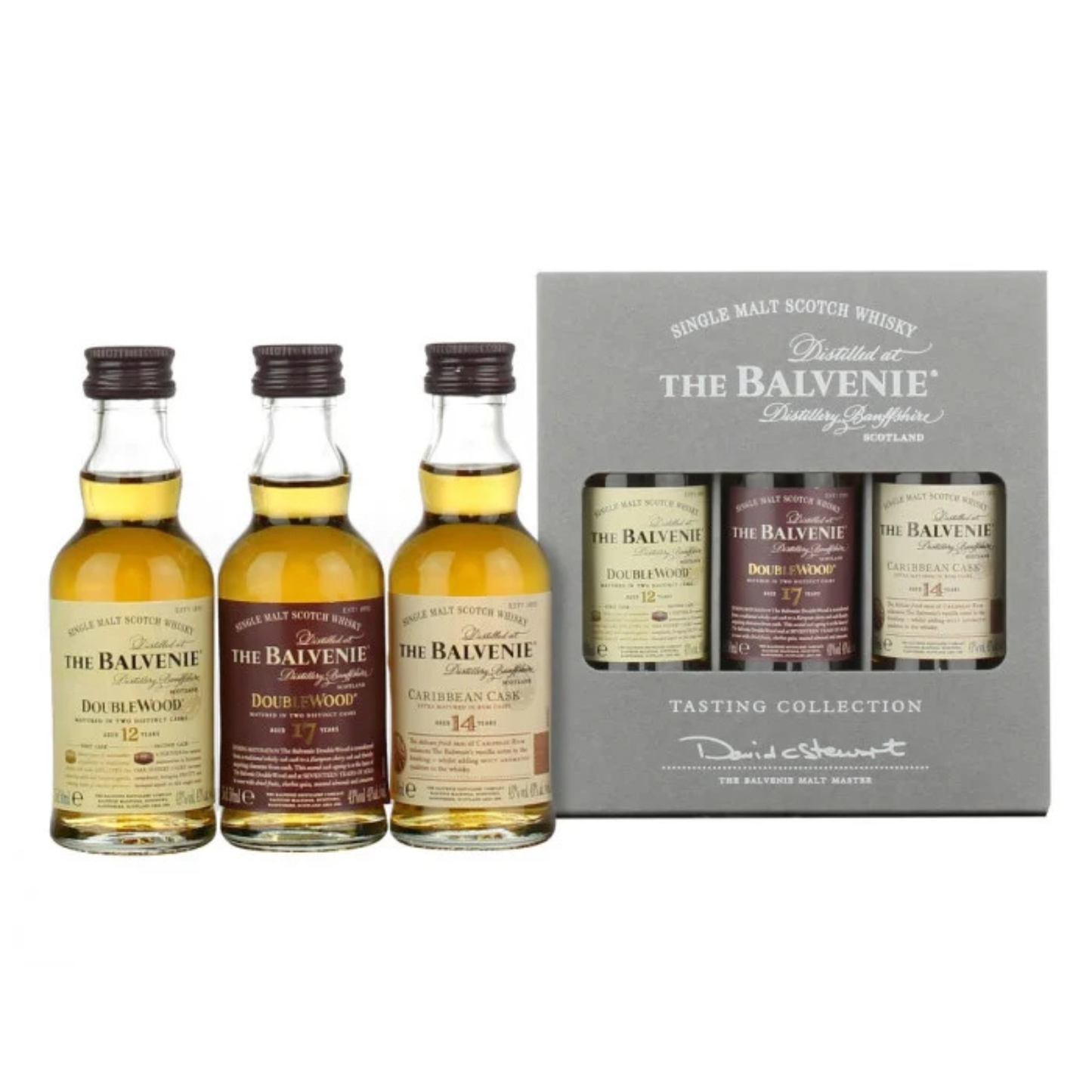 Balvenie Whisky 3x 5cl Miniature Collection