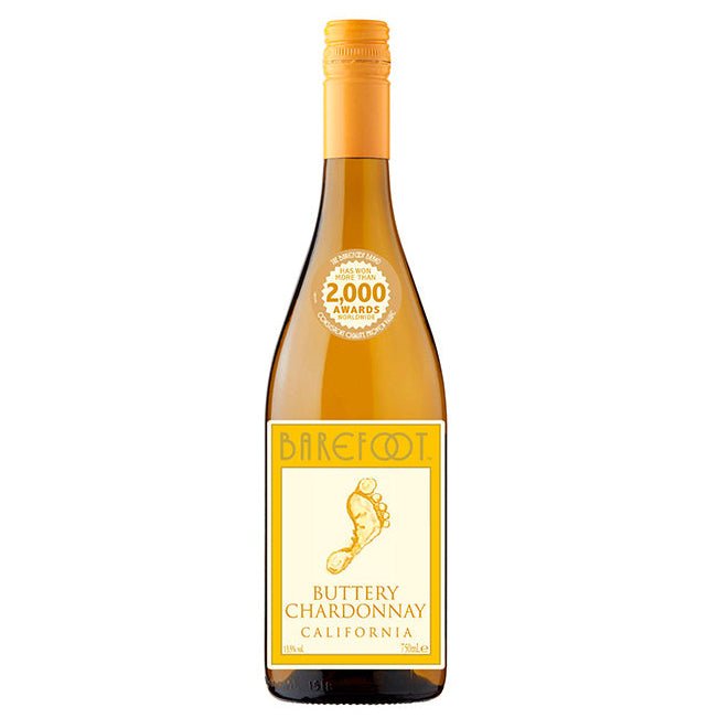 Barefoot Buttery Chardonnay White Wine 75cl