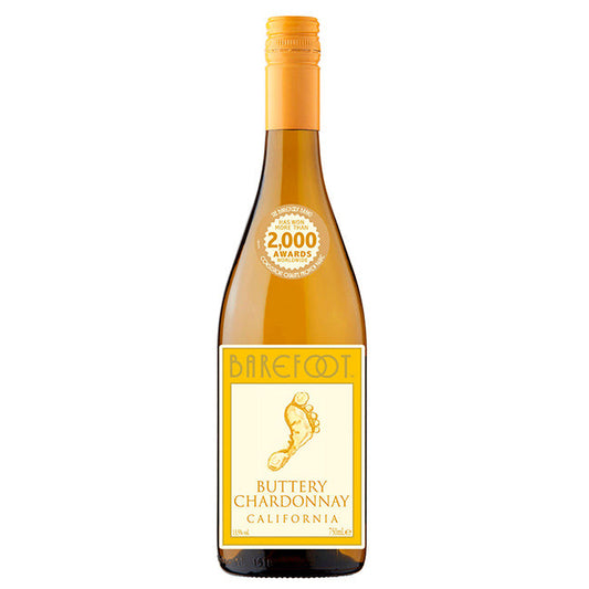 Barefoot Buttery Chardonnay White Wine 75cl