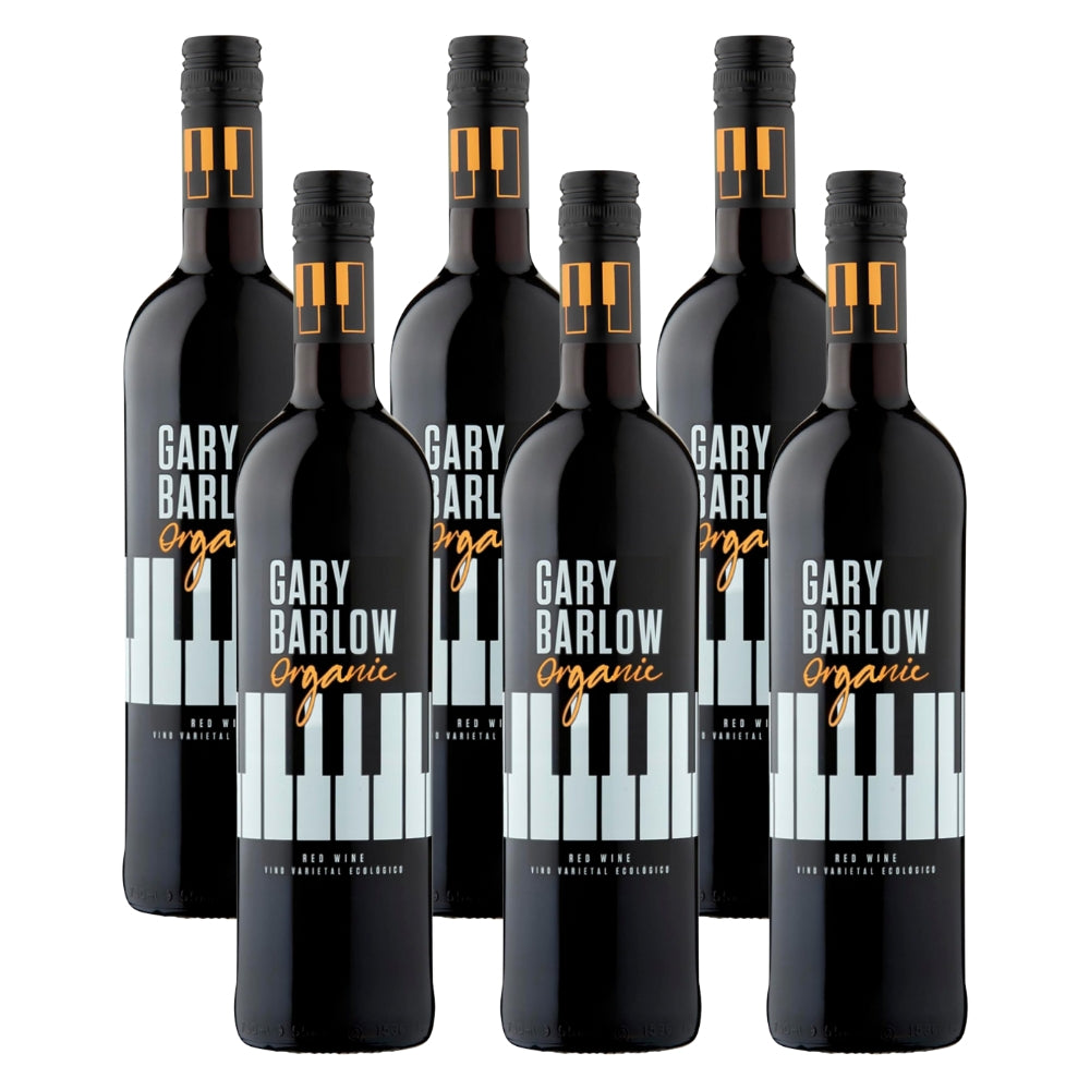 Gary Barlow Organic Red Wine 6 x 75cl