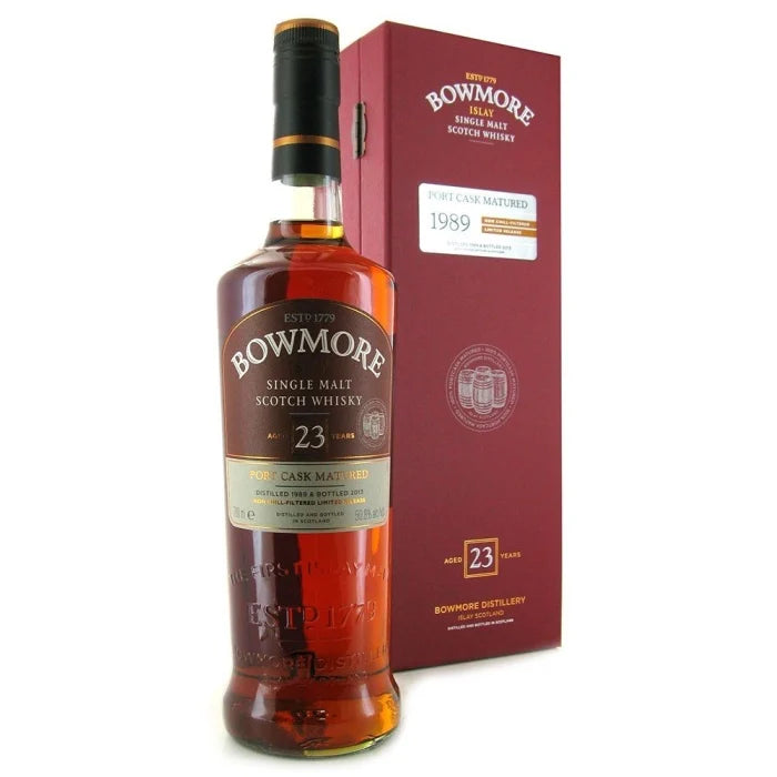 Bowmore 1989 23 Year Port Matured Malt Whisky 70cl