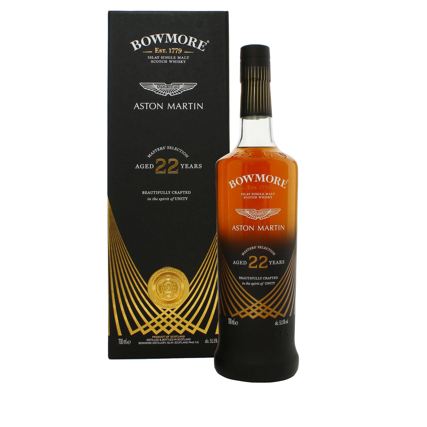 Bowmore 22 Year Aston Martin Master's Selection Whisky 70cl