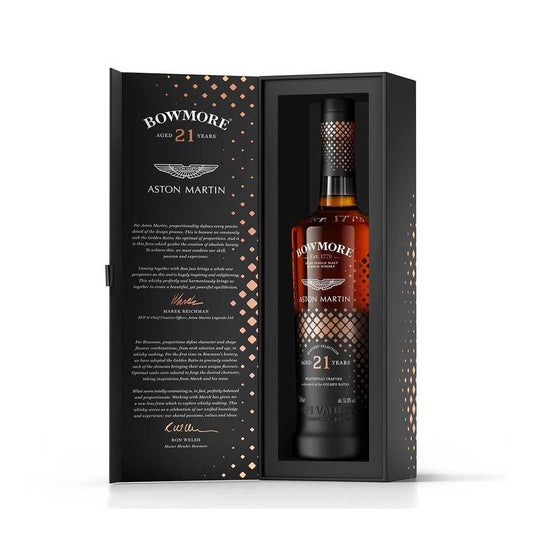 Bowmore 21 Year Aston Martin Master's Selection Whisky 70cl