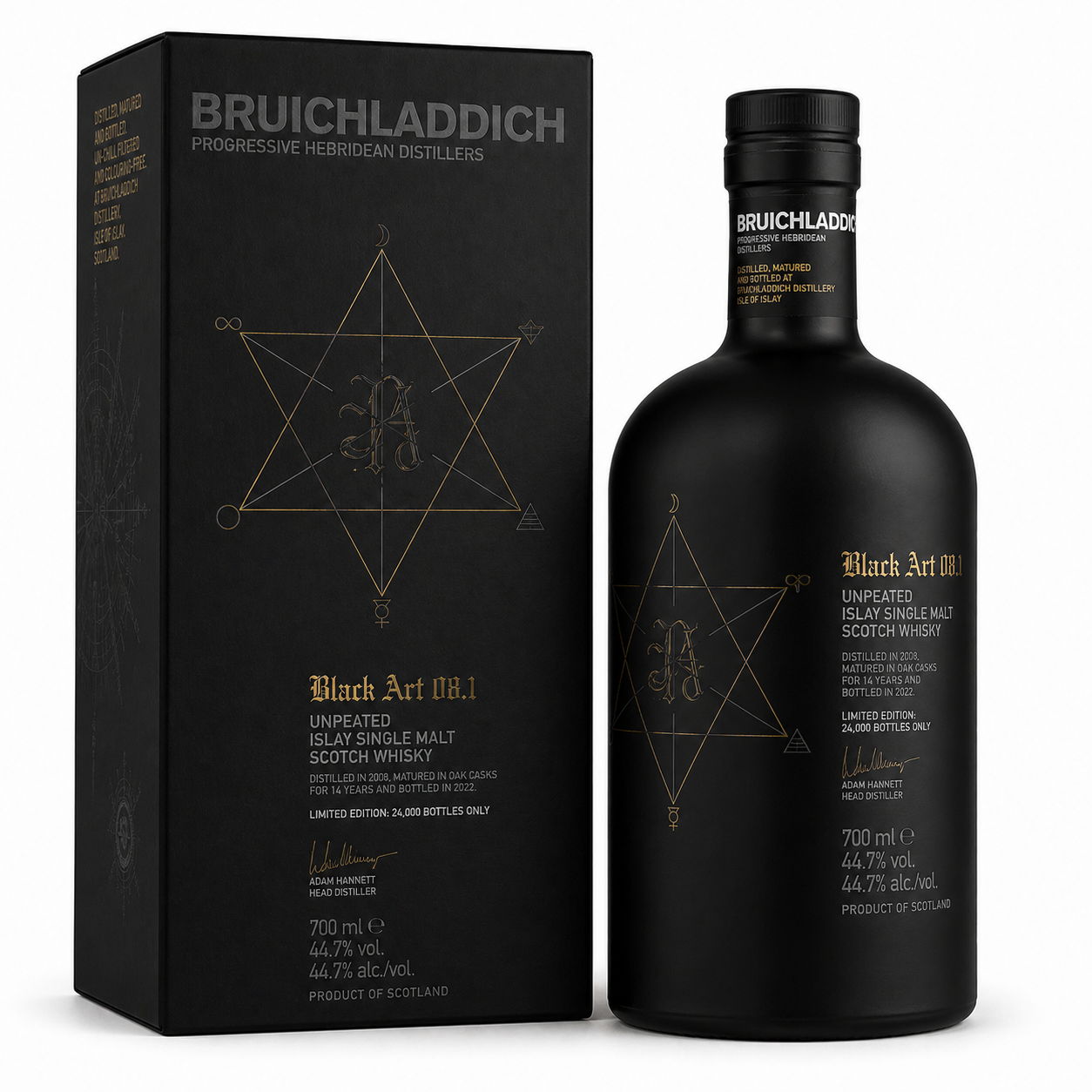 Bruichladdich Black Art Edition 08.1 Single Malt Whisky 70cl