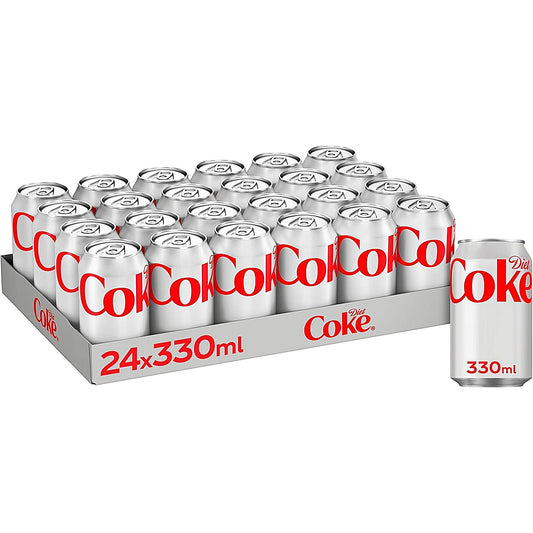 Diet Coke Cans 24 x 330ml