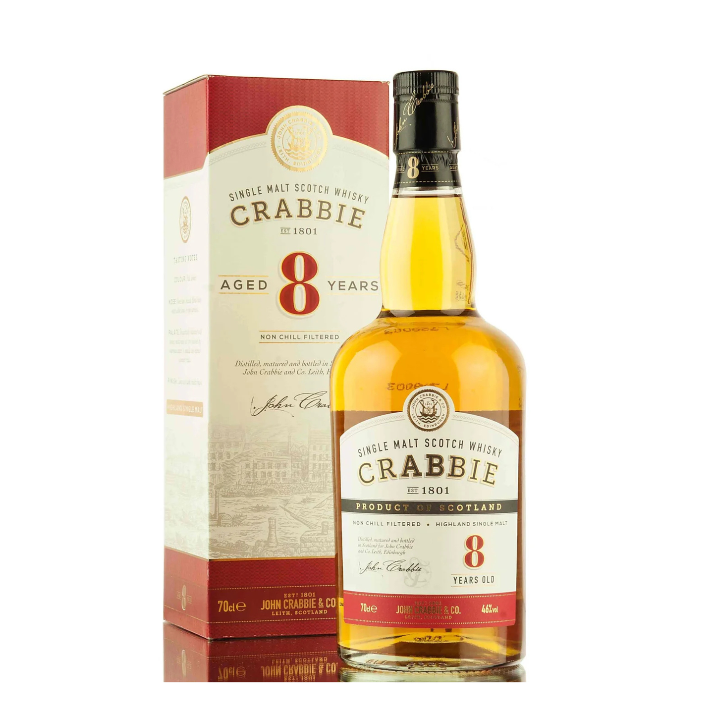 Crabbie 8 Year Whisky 70cl