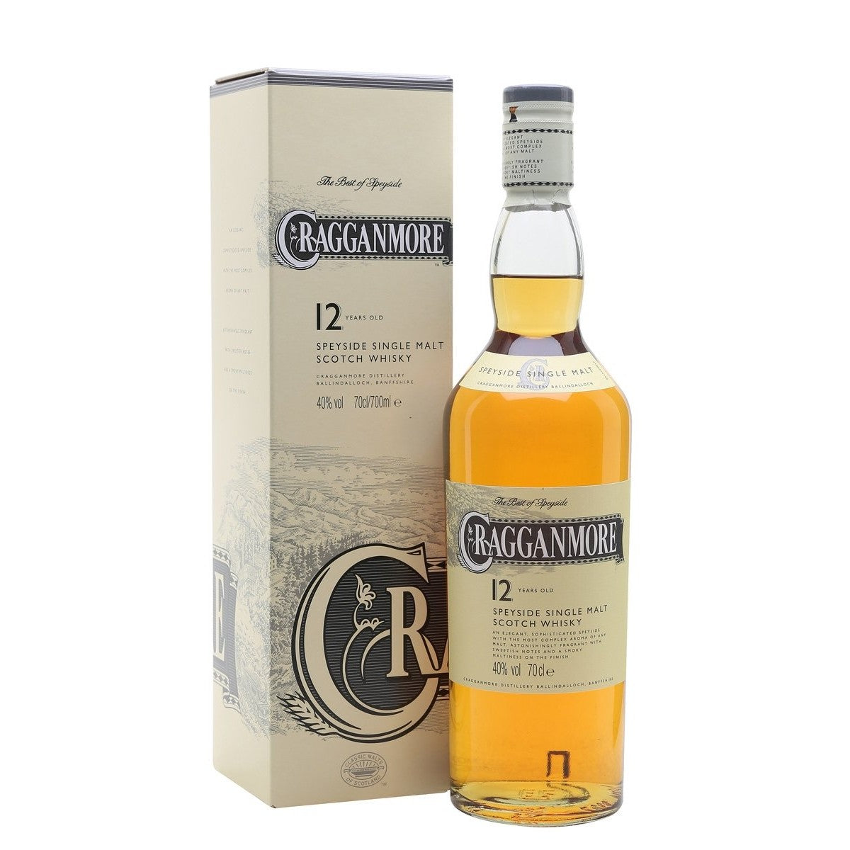 Cragganmore 12 Year Whisky 70cl