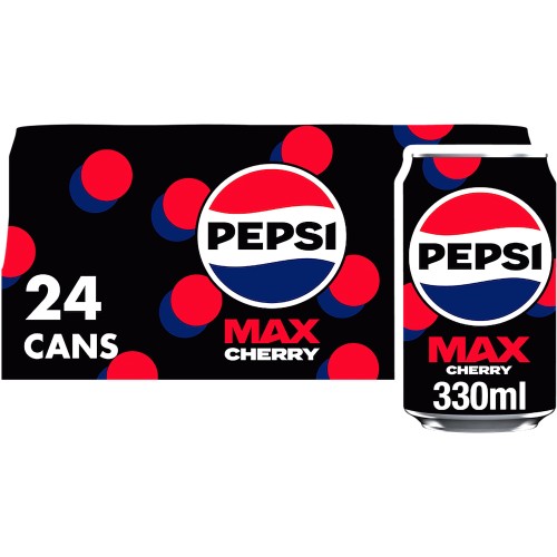 Pepsi Max Cherry Cans GB 24 x 330ml