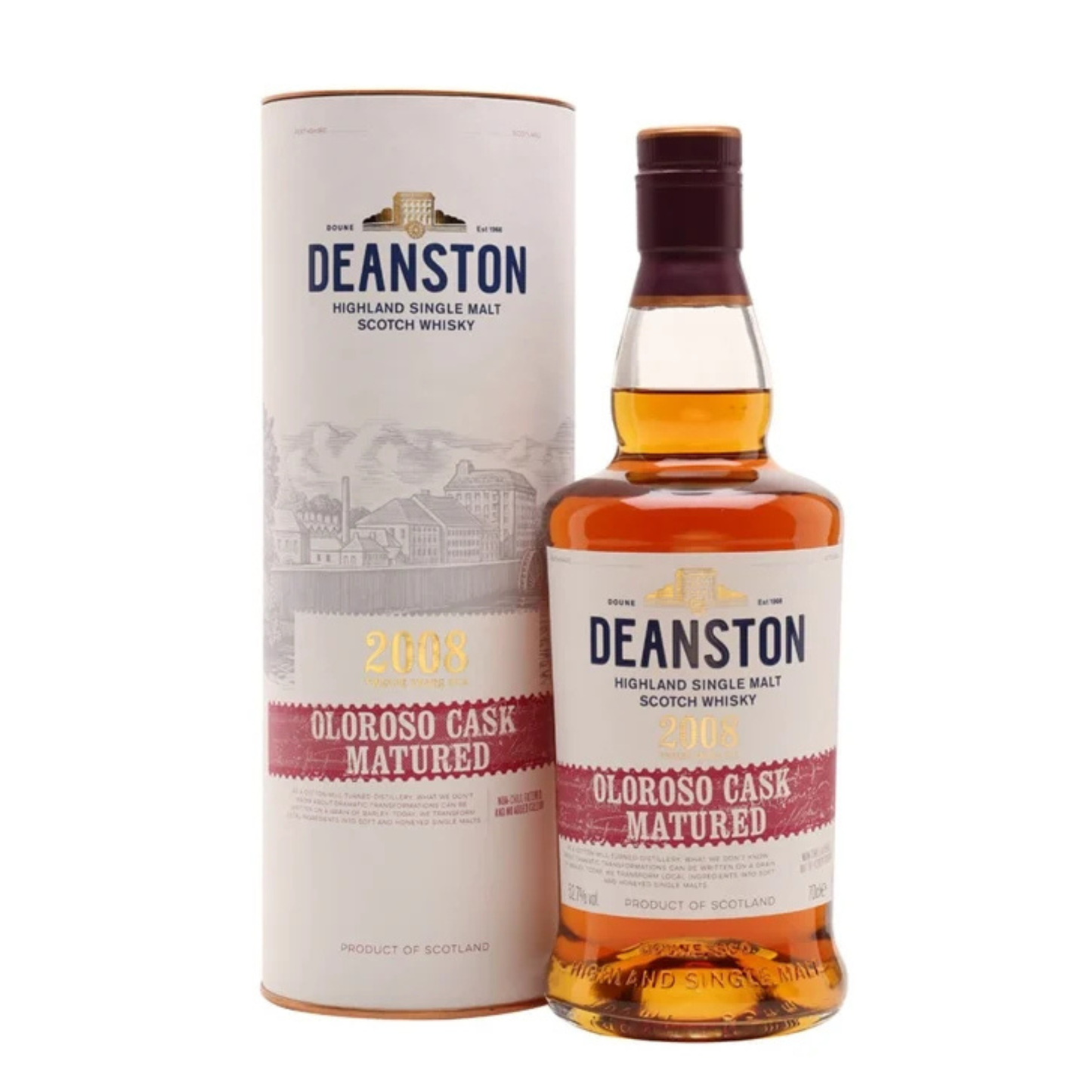 Deanston 12 Year 2008 Oloroso Cask Whisky 70cl