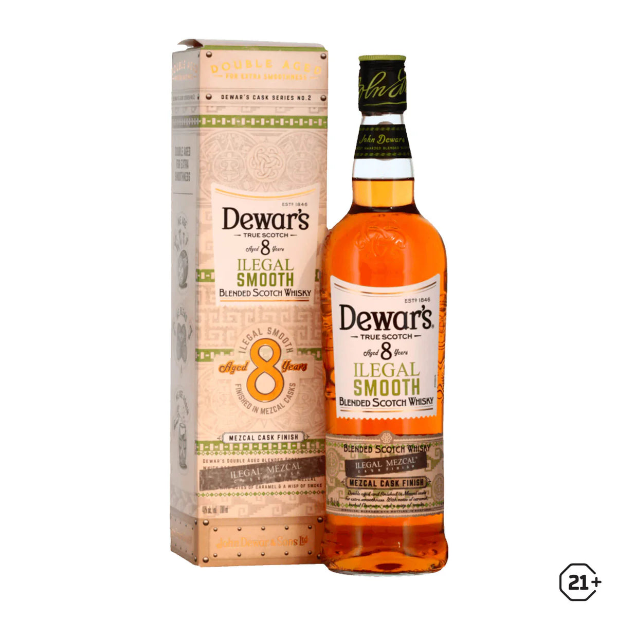 Dewars 8 Year Ilegal Smooth Whisky 70cl