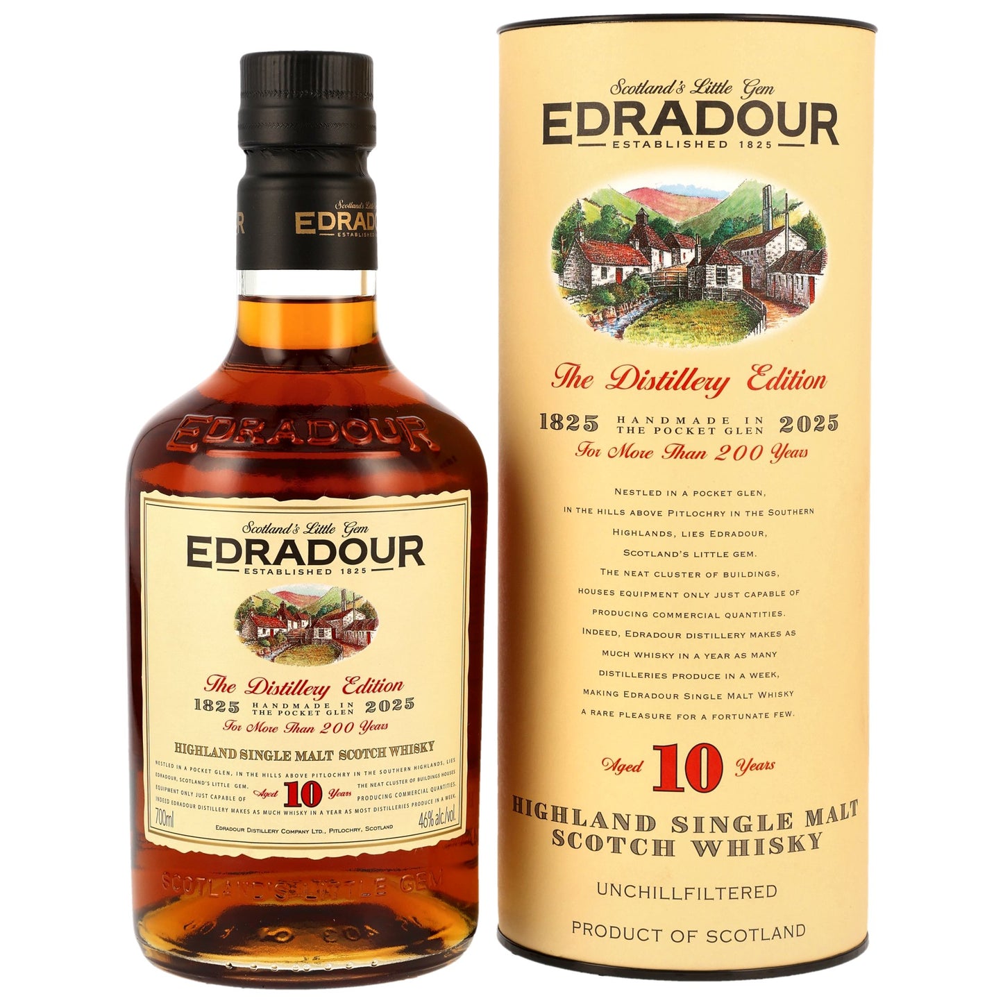 Edradour 10 Year Whisky 70cl