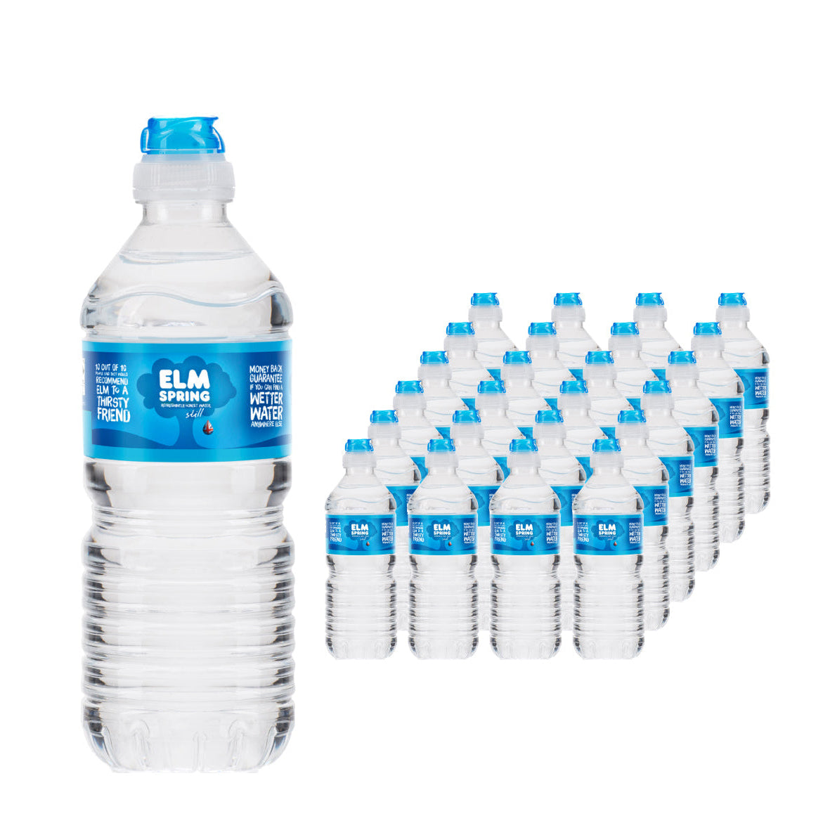 Elm Spring - Still Water 500ml Sportscap x 24 (GB) pet
