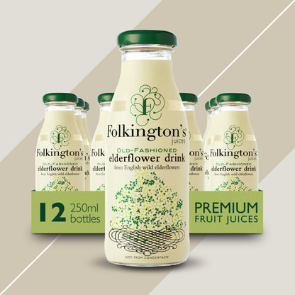 Folkington's Elderflower Drink 12x 250ml