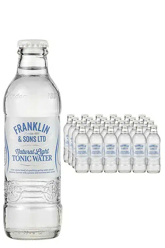 Franklin & Sons Natural Light Indian Tonic Water 24x 200ml