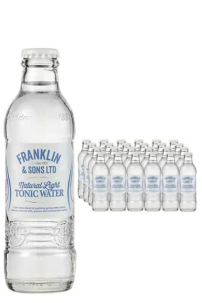 Franklin & Sons Natural Light Indian Tonic Water 24x 200ml