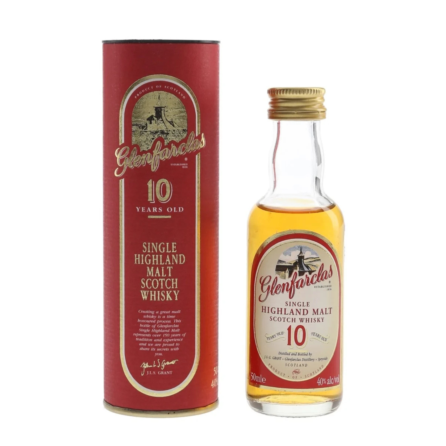 Glenfarclas 10 Year Whisky 5cl Miniature
