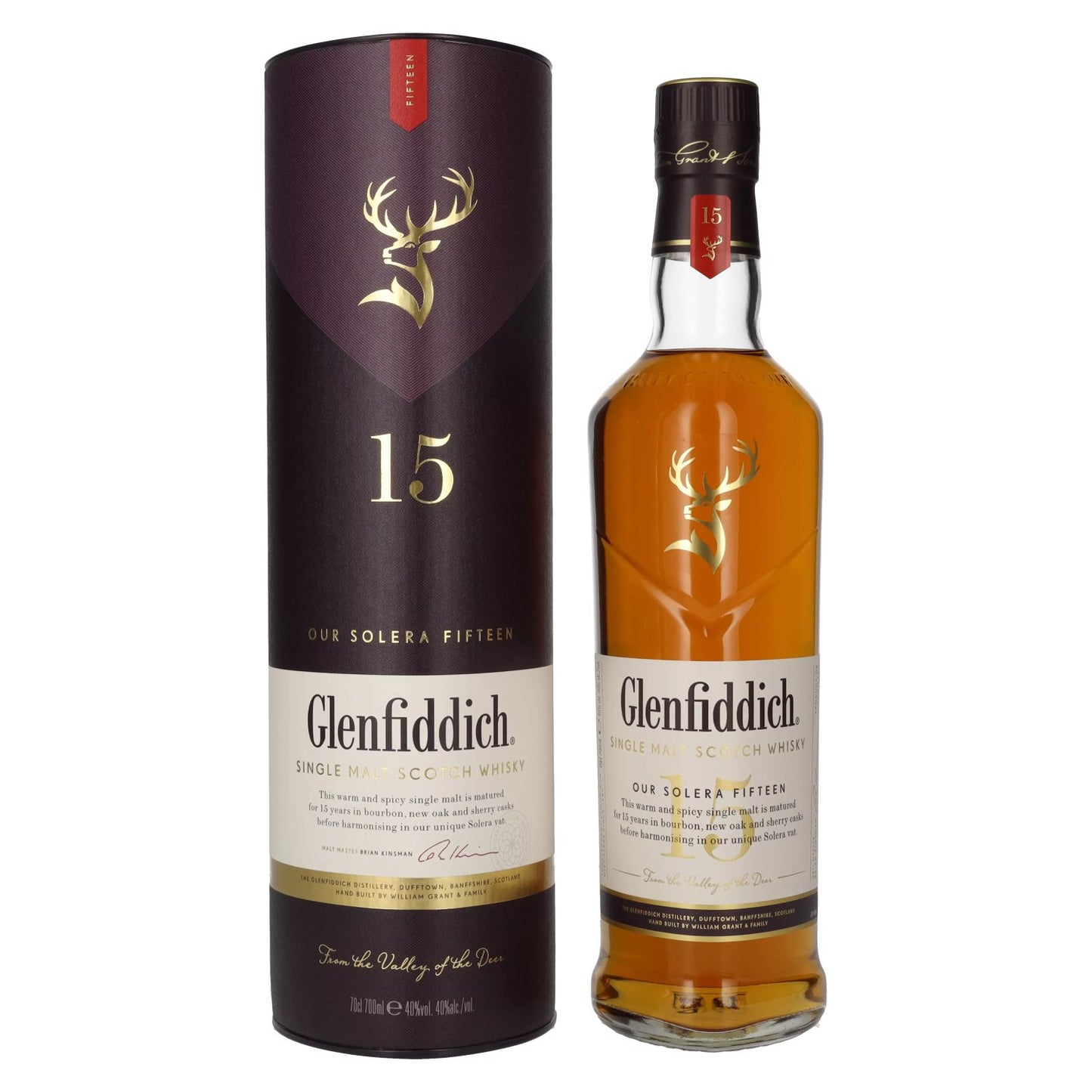 Glenfiddich 15 Year Solera Whisky 70cl