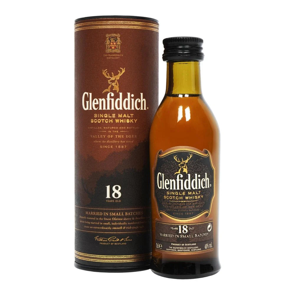 Glenfiddich 18 Year Whisky 5cl