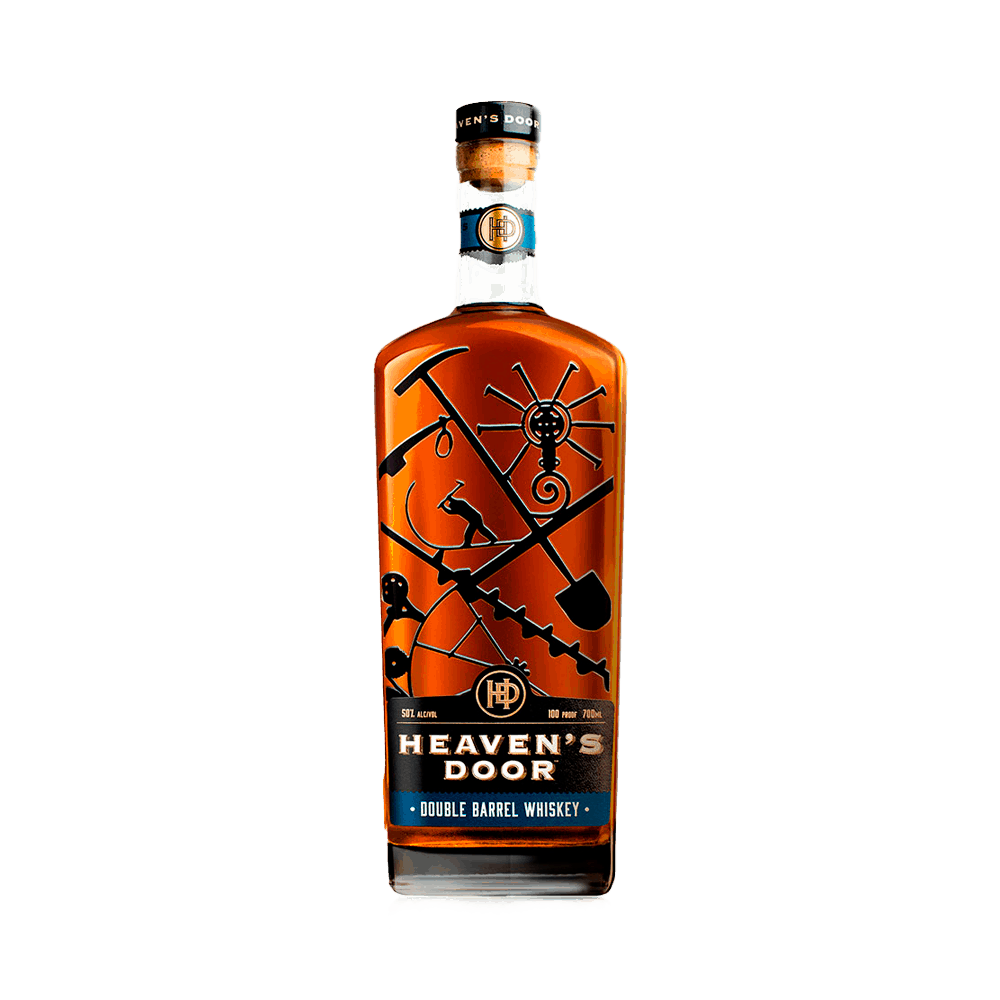 Heaven's Door Double Barrel Bourbon Whiskey 70cl