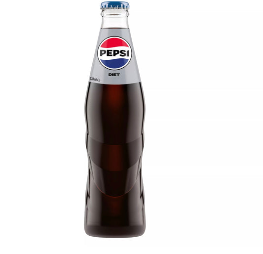 Diet Pepsi Glass 24 x 330ml Nrb