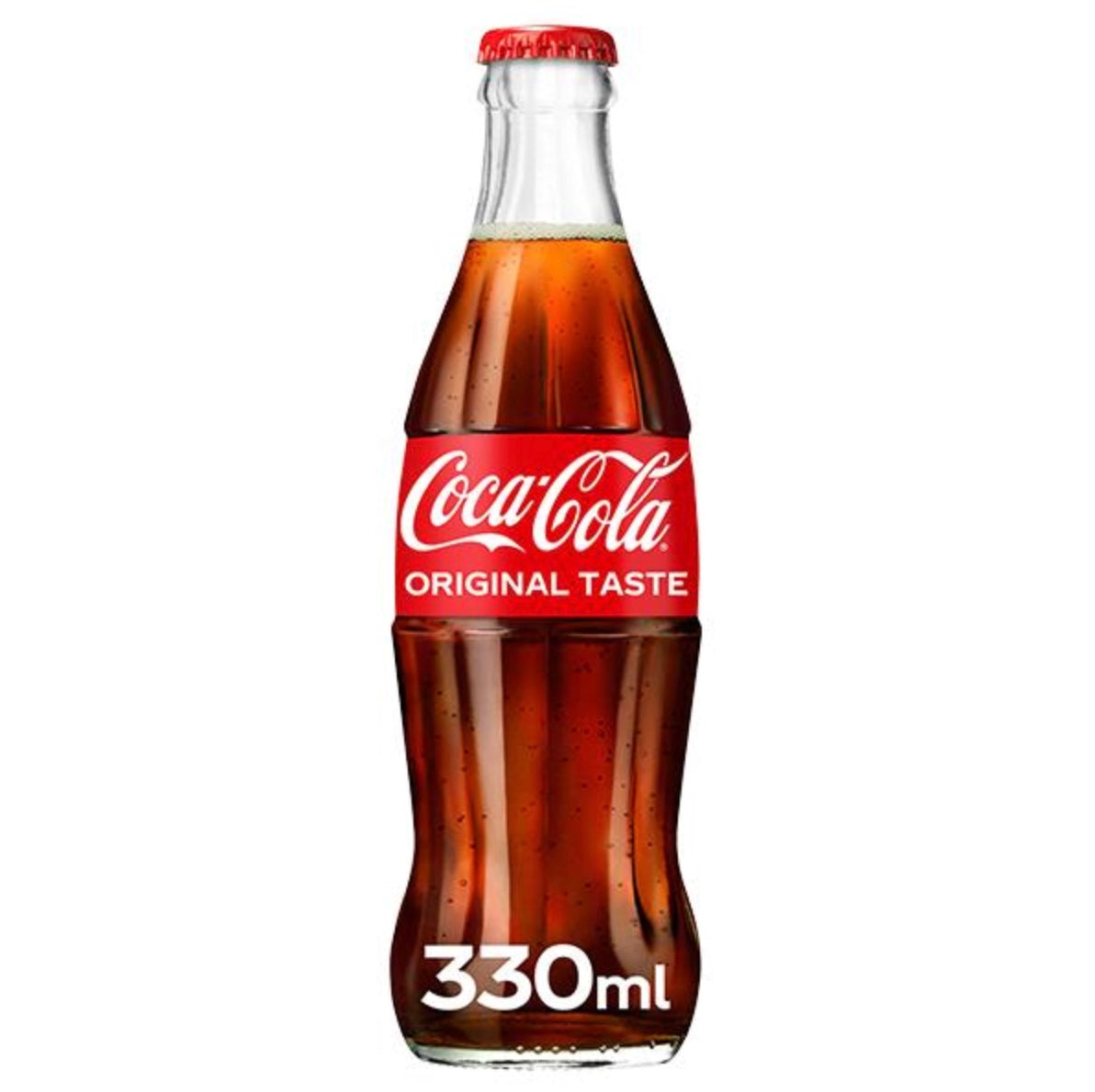 Coke Cola Icon Glass Bottles 24 x 330ml NRB