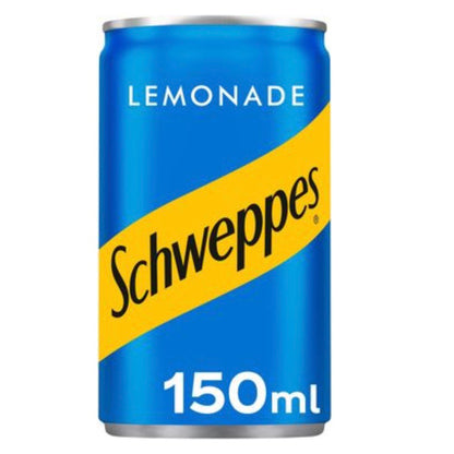 Schweppes Lemonade Travel Cans 24 x 150ml