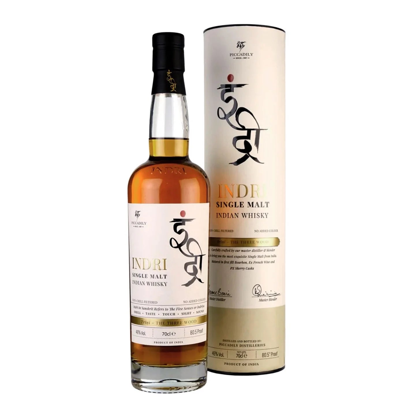 Indri Trini Three Wood Whisky 70cl