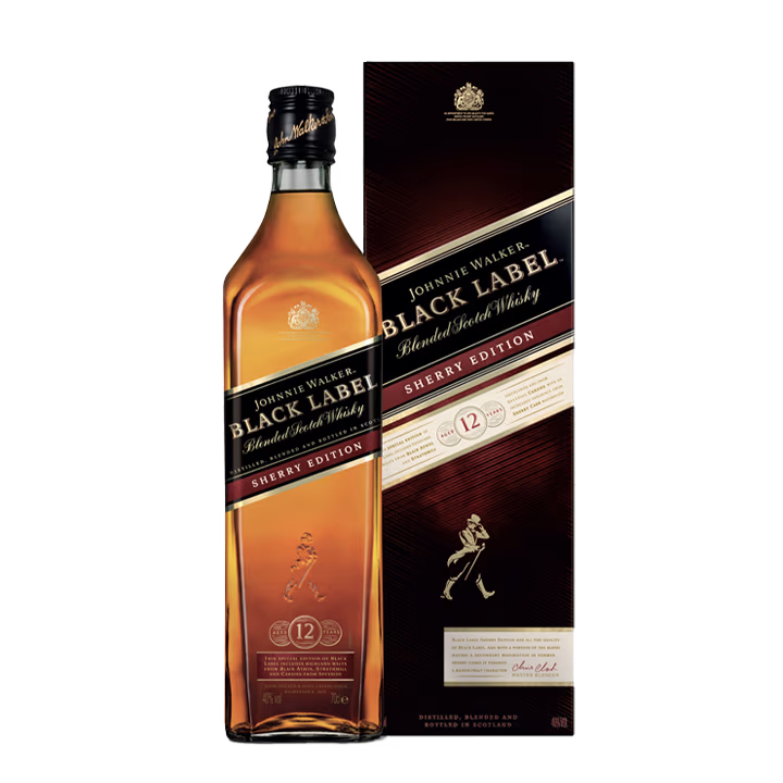 Johnnie Walker 12 Year Black Label Sherry Finish Whisky 70cl