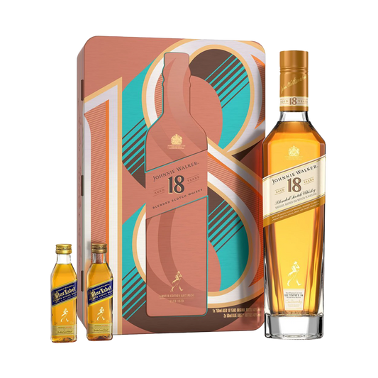 Johnnie Walker 18 Year Whisky 70cl Gift Set