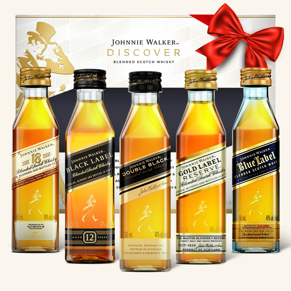 Johnnie Walker Blended Scotch Whisky 5x 50ml Discovery Pack