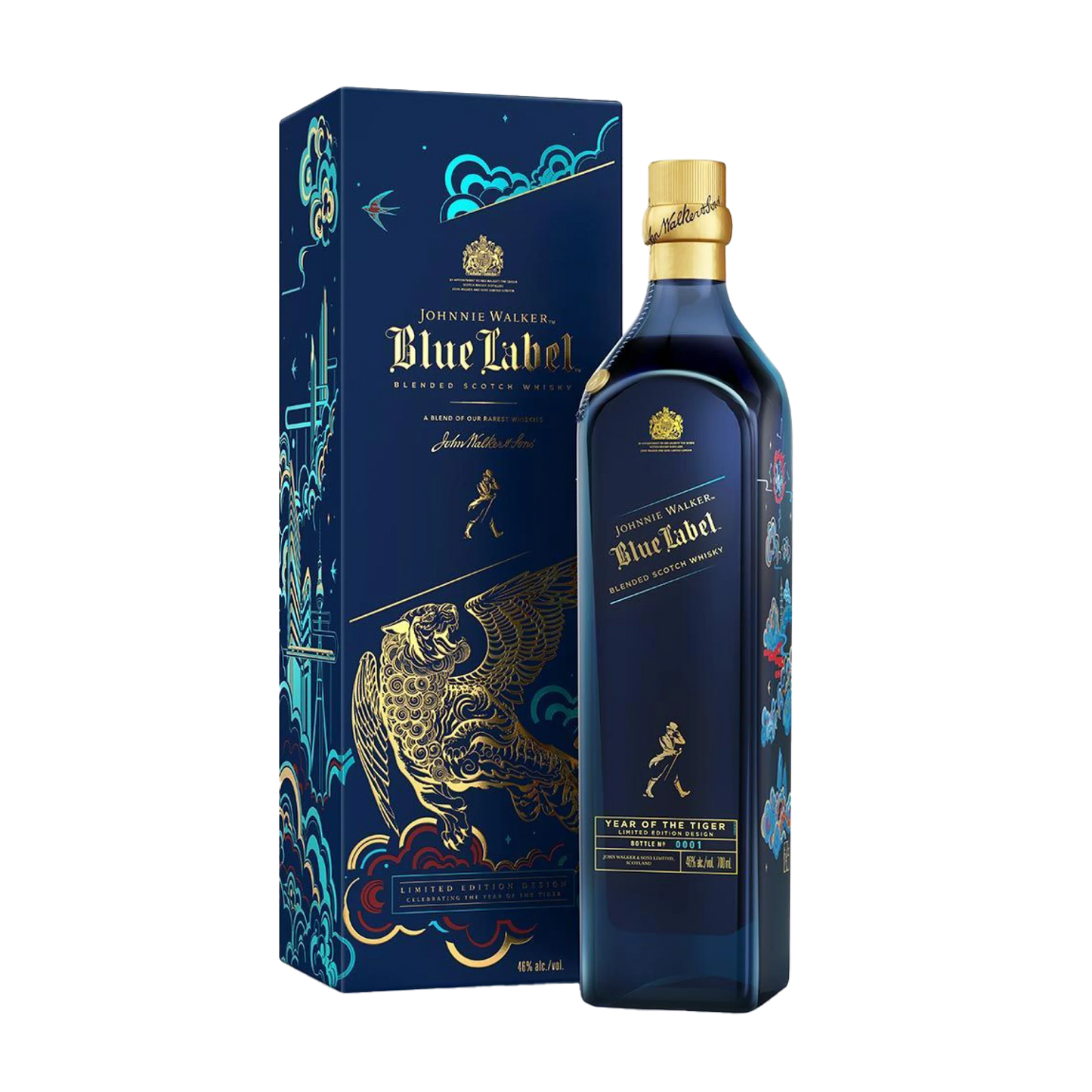 Johnnie Walker Blue Label Whisky 70cl Year Of The Tiger