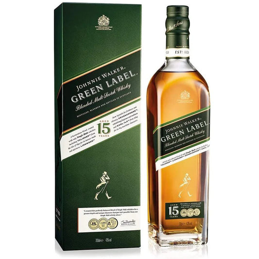 Johnnie Walker Green Label 15 Year Whisky 70cl