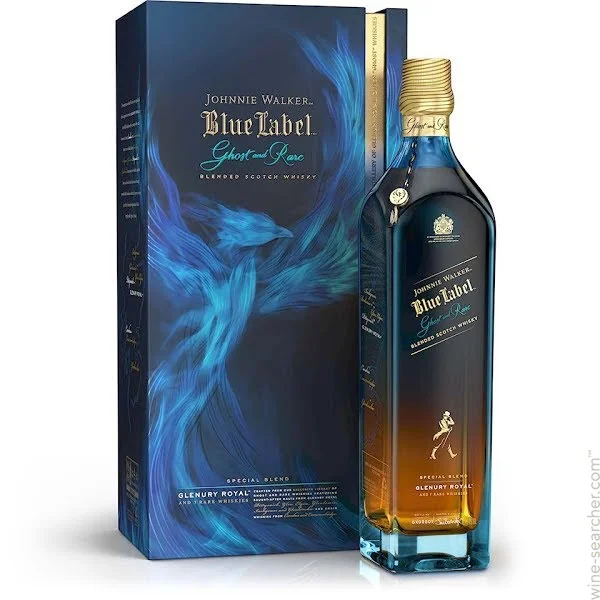 Johnnie Walker Blue Label Ghost & Rare Glenury Royal Whisky 70cl