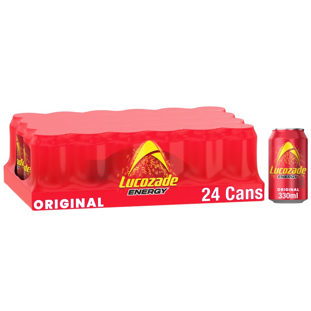 Lucozade Original Energy Drinks 24x 330ml