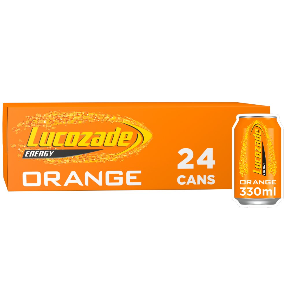 Lucozade Orange Energy Drink 24x 330ml