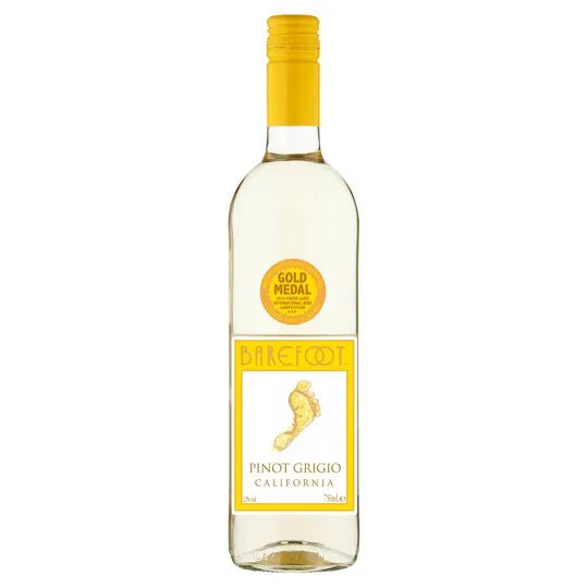 Barefoot Pinot Grigio White Wine 6 x 75cl