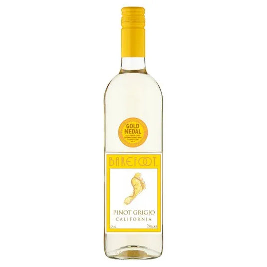 Barefoot Pinot Grigio White Wine 6 x 75cl
