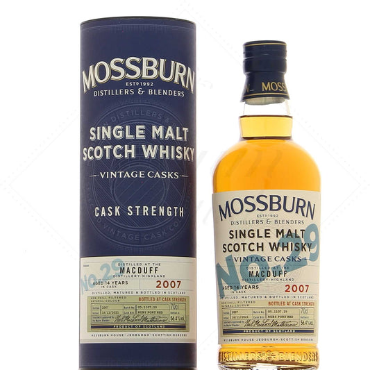 Mossburn No29 Macduff 2007 14 Year Whisky 70cl