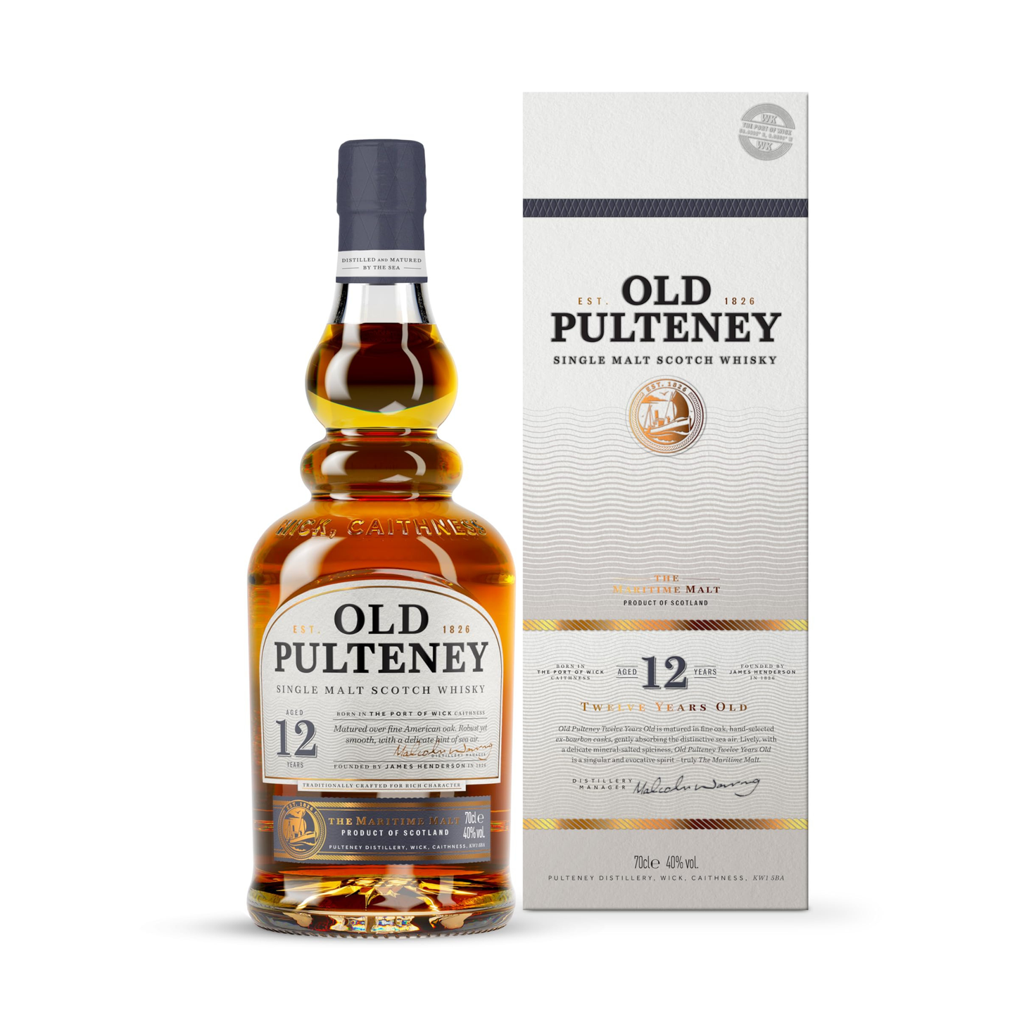 Old Pulteney 12 Year Whisky 70cl
