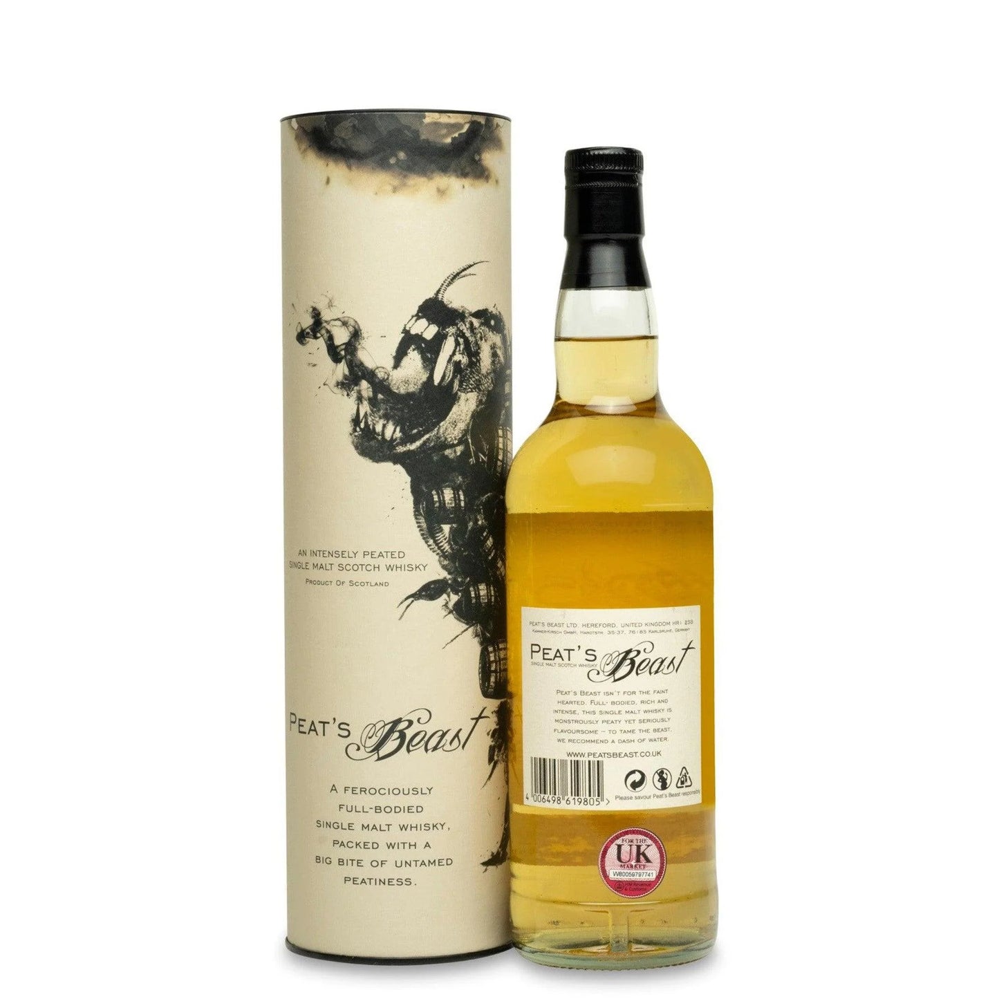 Peats Beast Cask Strength Single Malt Whisky 70cl