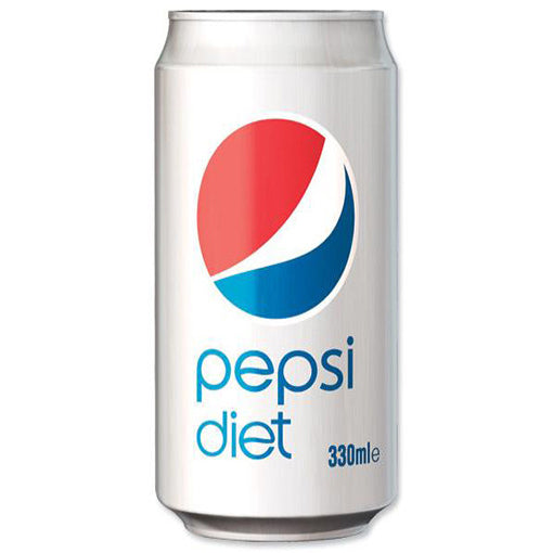 Pepsi Diet Cans GB 24 x 330ml