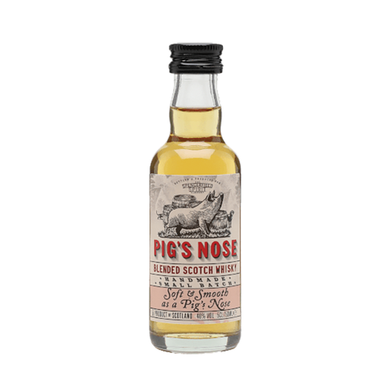 Pigs Nose 5 Year Whisky 5cl Miniature