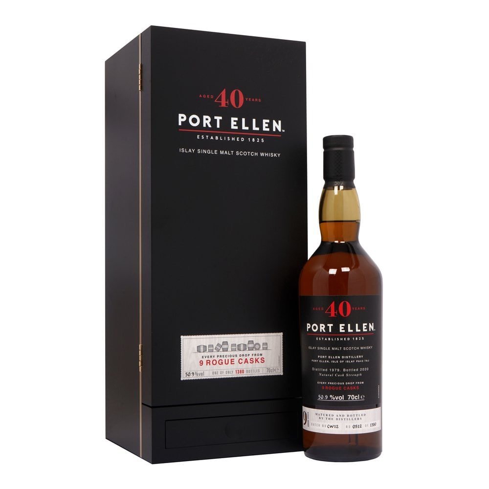 Port Ellen 40 Year 9 Rogue Casks Whisky 70cl
