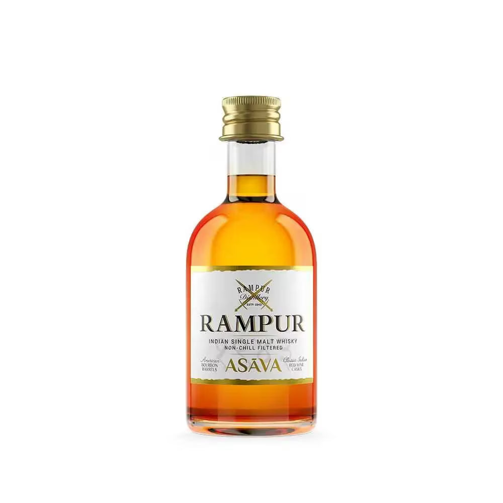 Rampur Asava Whisky 5cl Miniature