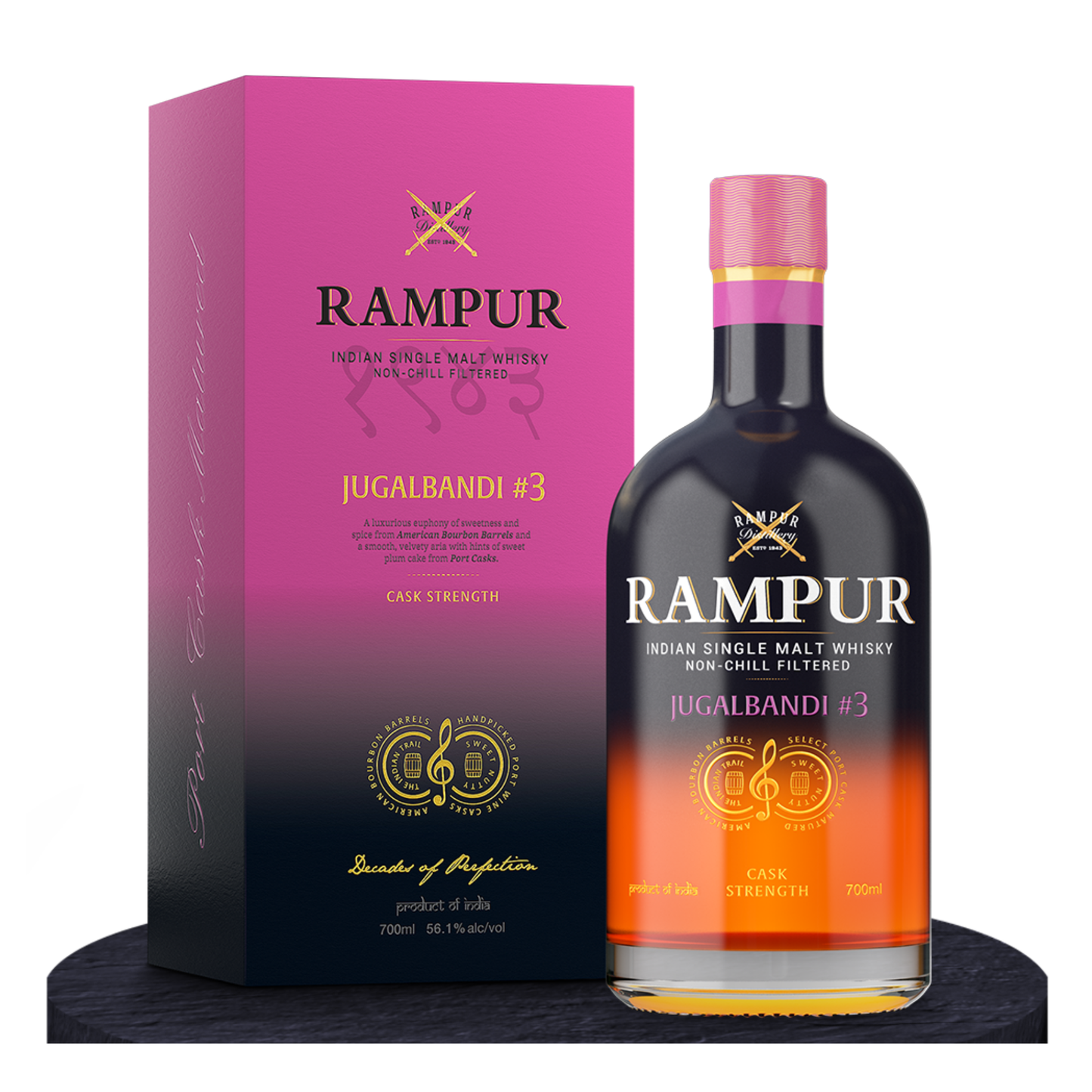 Rampur Jugalbandi No. 3 Port Cask Whisky 70cl