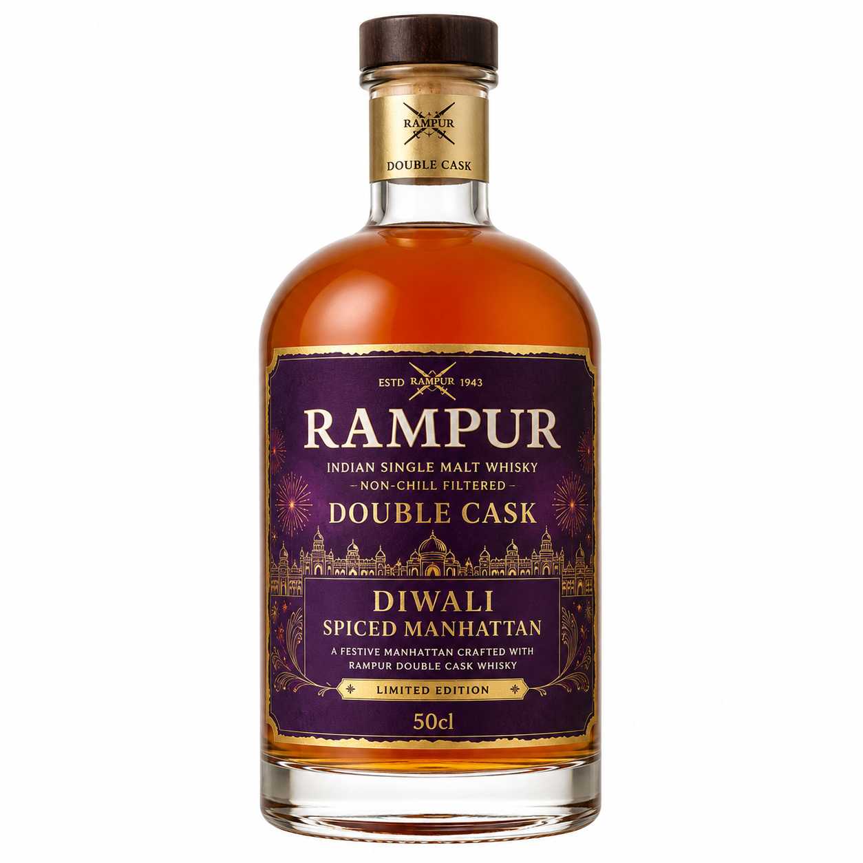 Rampur Double Cask Diwali Spiced Manhattan 50cl