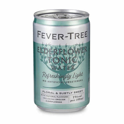 Fever Tree Light - Elderflower Tonic Water Cans 3 x 8 x 150ml