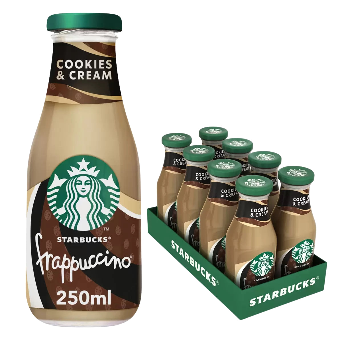 Starbucks Frappuccino Cookies & Cream Glass 8 x 250ml