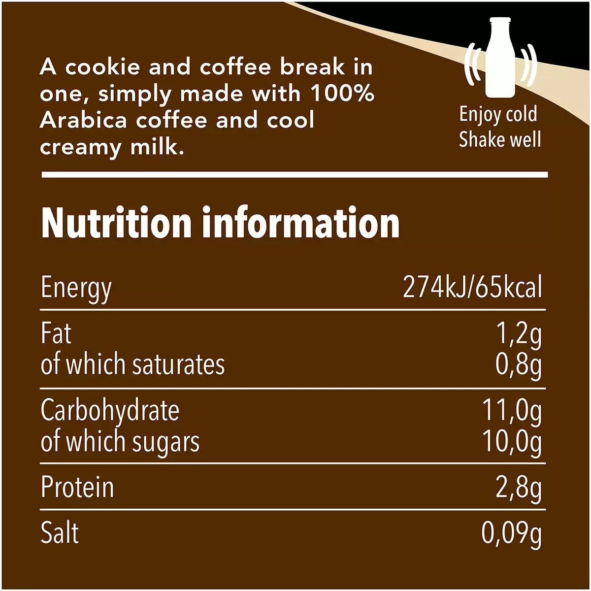 Starbucks Frappuccino Cookies & Cream Glass 8 x 250ml